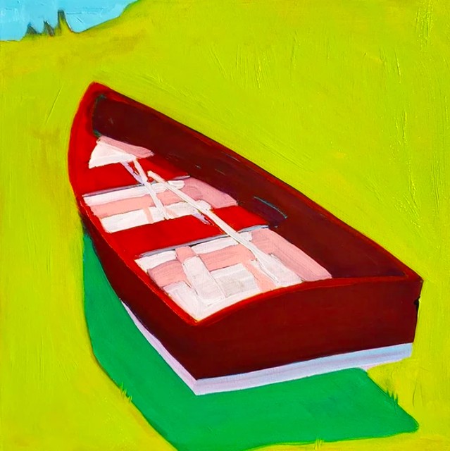 Dinghy In The Grass