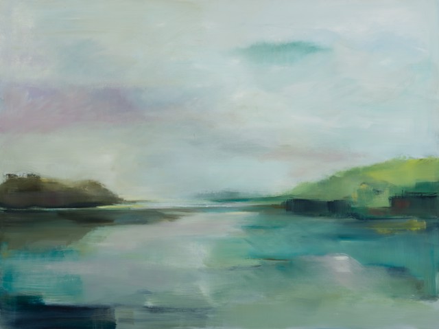 Ingunn Milla Joergensen | A Wider Horizon-June at Wolfe's Neck | Oil on Canvas | 36" X 48" | Sold