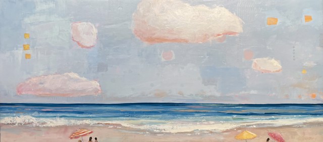 Bethany Harper Williams | Happy Clouds | Oil on Canvas | 29" X 65" | $5,000