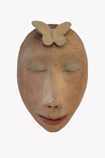 Elizabeth Ostrander | Blessing | Ceramic and Acrylic | 7" X 4.75" | Sold