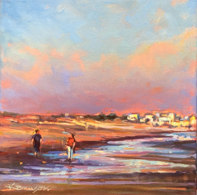Karen Bruson | Morning Reflections | Oil on Canvas | 12" X 12" | $495