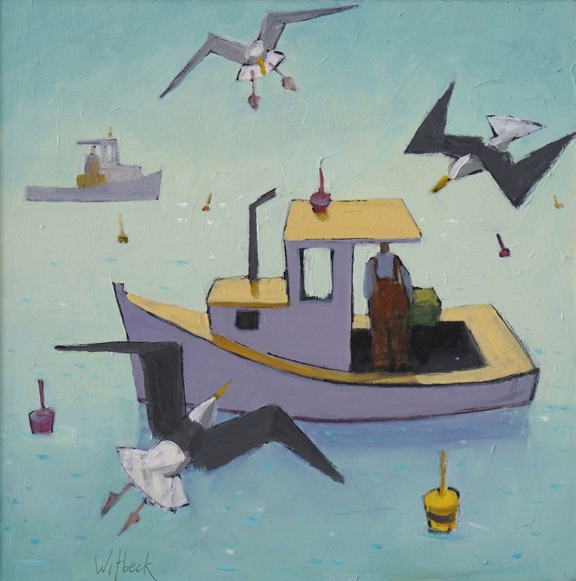David Witbeck | Timing Is Everything | Oil on Panel | 12" X 12" | $1,200