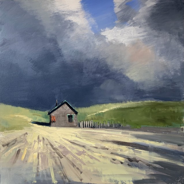 Craig Mooney | Beach Shack | Oil on Canvas | 36" X 36" | Sold