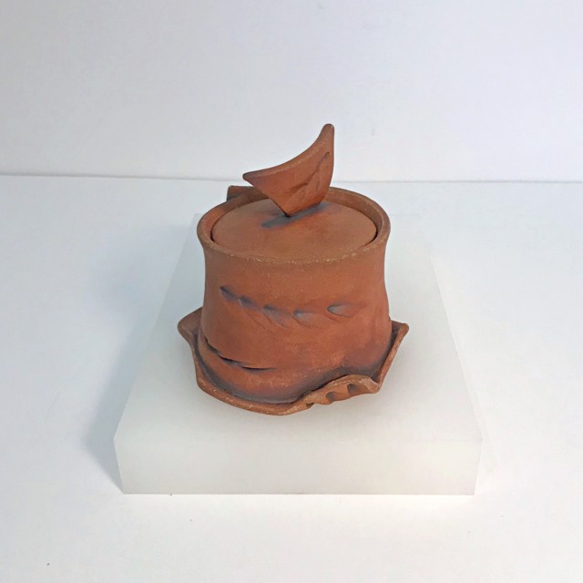 Brendan Roddy | Small Lidded Container | Ceramic | 4.25" X 4" | $40