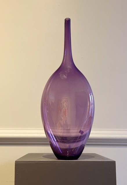 Purple Tall Flat Bottle