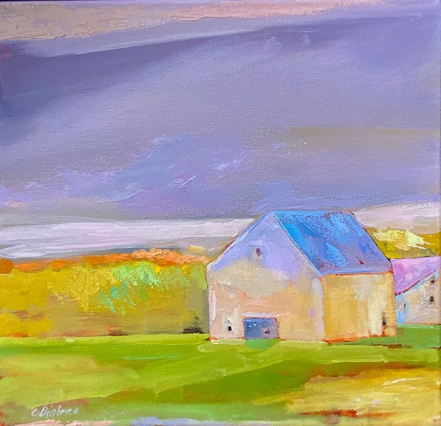Claire Bigbee | Barn, Laudholm Farm | Oil on Canvas | 12" X 12" | $1,150