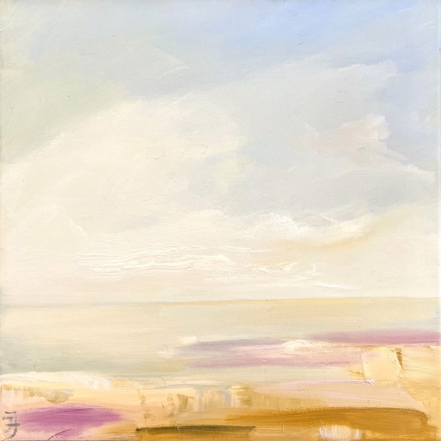 Ingunn Milla Joergensen | Sunrise Sketch #4 | Oil on Canvas | 12" X 12" | $800