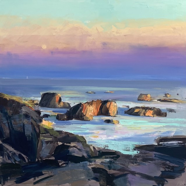 Craig Mooney | Luminous Tide | Oil on Canvas | 36" X 36" | $7,000