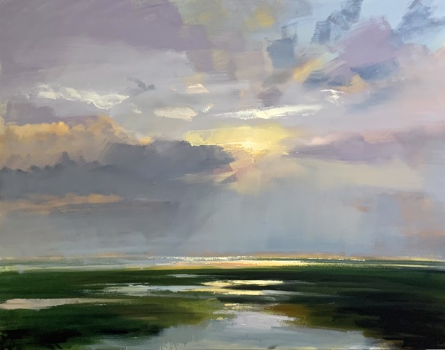 Craig Mooney | Marsh Light | Oil on Canvas | 46" X 60" | Sold