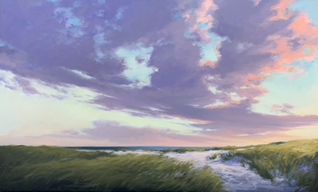 Margaret Gerding | Evening Sky | Oil on Canvas | 36" X 60" | $10,500