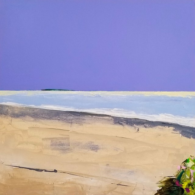 Janis H. Sanders | Shore View | Oil on Panel | 12" X 12" | $775