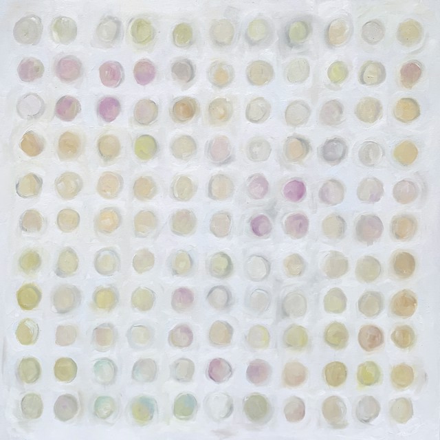 Ingunn Milla Joergensen | Counting Petals #2 | Oil on Canvas | 36" X 36" | Sold