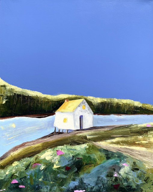 Janis H. Sanders | Coast Light | Oil on Canvas | 20" X 16" | Sold