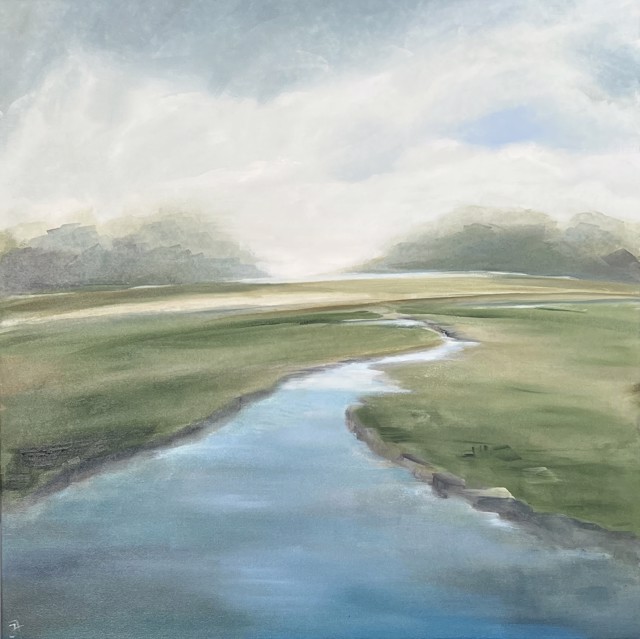Ingunn Milla Joergensen | Quiet Morning | Oil on Canvas | 30" X 30" | $3,000