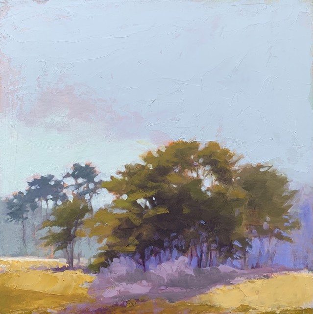 Margaret Gerding | Bridle Path, March 30th | Oil on Panel | 12" X 12" | Sold