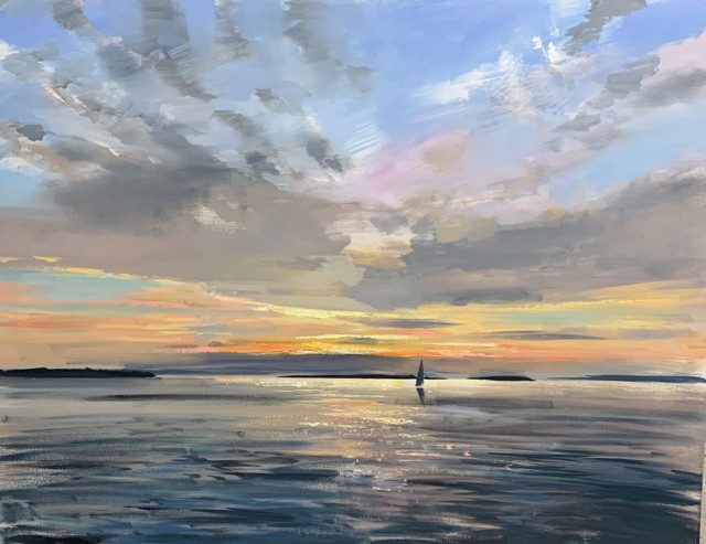Craig Mooney | Sky Breeze | Oil on Canvas | 46" X 60" | Sold