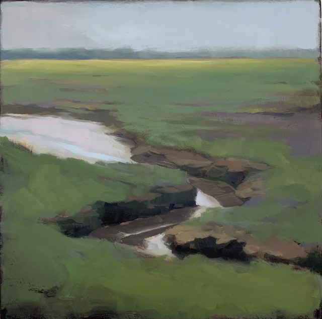 Margaret Gerding | Wells Marsh I | Oil on Panel | 12" X 12" | Sold