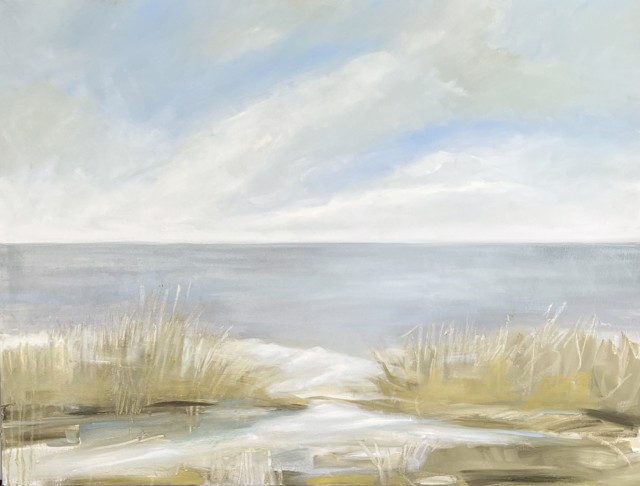 Ingunn Milla Joergensen | Dune Meditation | Oil on Canvas | 30" X 40" | Sold