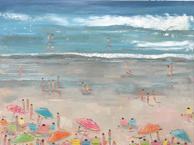 Bethany Harper Williams | Soaking Up The Sun | Oil on Canvas | 36" X 48" | $4,400