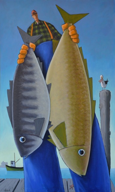 David Witbeck | Walker | Oil on Canvas | 60" X 36" | Sold