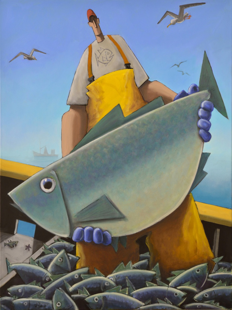 David Witbeck | Newman | Oil on Canvas | 48" X 36" | Sold