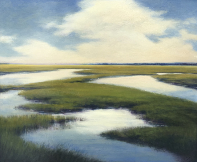 Margaret Gerding | Scarborough Morning | Oil on Canvas | 30" X 36" | $6,000