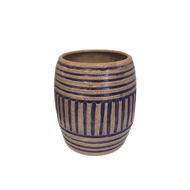 Richard Winslow | Blue Line Pot | Ceramic | 6" X 6" | $80