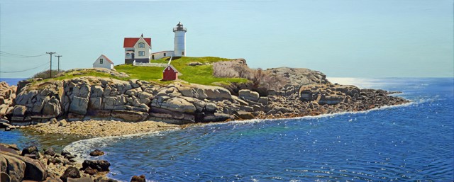 William B. Hoyt | The Nubble | Oil on Canvas | 20" X 50" | Sold