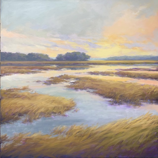 Margaret Gerding | High Waters | Oil on Canvas | 40" X 40" | Sold