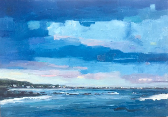 Bethany Harper Williams | Ocean Blue | Oil on Canvas | 36" X 52" | Sold