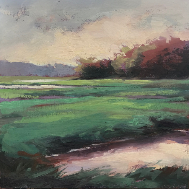 Margaret Gerding | Morning Light-Day 17 | Oil on Panel | 8" X 8" | Sold