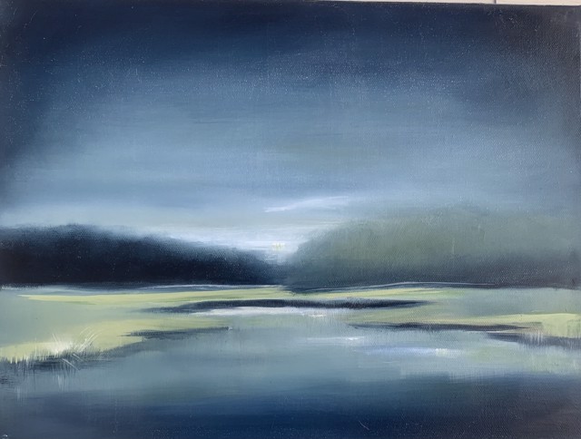 Ingunn Milla Joergensen | Kennebunk River at Dusk | Oil on Canvas | 12" X 16" | $1,100