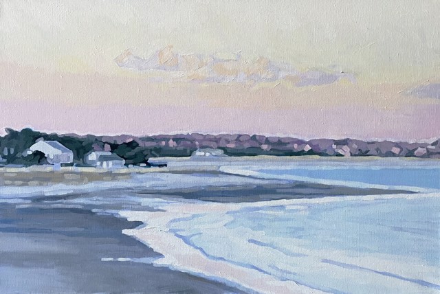 Liz Hoag | Scarborough Beach | Acrylic | 24" X 36" | Sold