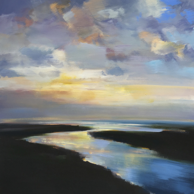 Craig Mooney | Soft Coastal Light | Oil on Canvas | 48" X 48" | $8,000