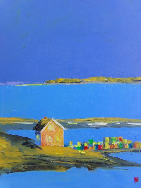 Janis H. Sanders | Dock Light | Oil on Canvas | 20" X 16" | $1,600