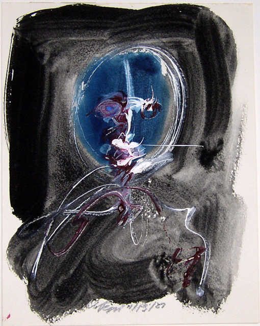 A Watercolor artwork, by Vincent Pepi, titled 1232, dated 1993