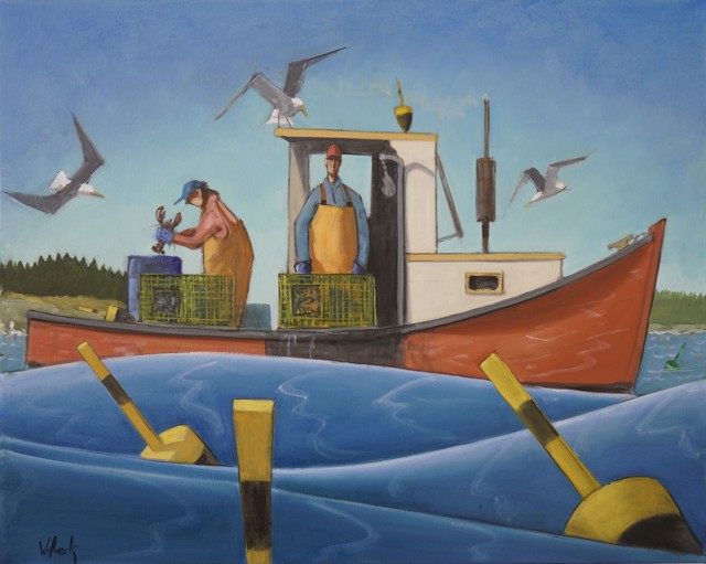David Witbeck | Red Boat | Oil | 24" X 30" | $4,900