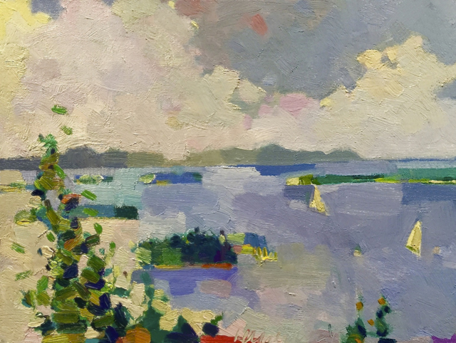 Henry Isaacs | Scott Island, Penobscott Bay | Oil on Panel | 12" X 16" | $1,400.00