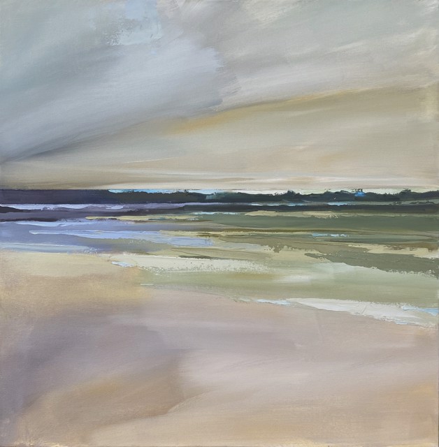 Claire Bigbee | Waves Know Shores | Oil on Canvas | 24" X 24" | Sold