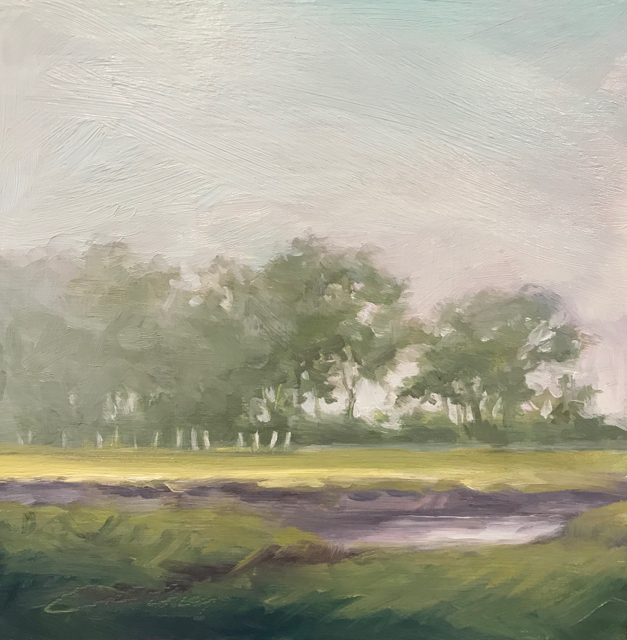 Margaret Gerding | Morning Light-Day 23 | Oil on Panel | 8" X 8" | Sold