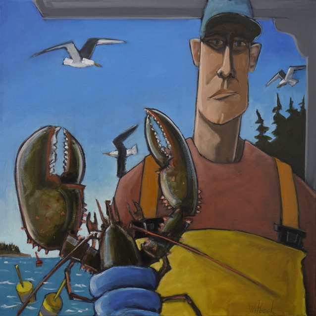 David Witbeck | Harold | Oil on Canvas | 20" X 20" | Sold