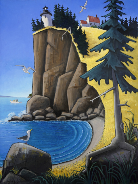 David Witbeck | Owl's Head | Oil on Canvas | 48" X 36" | Sold