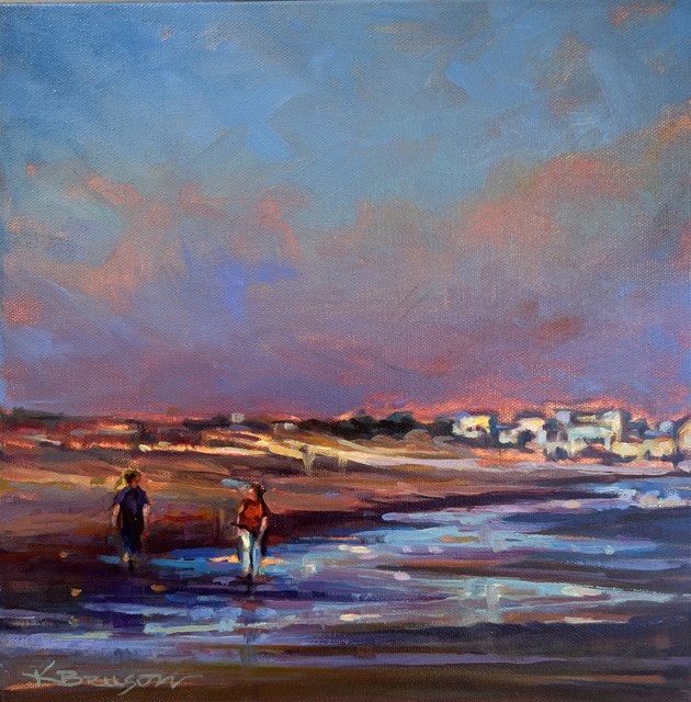Karen Bruson | Morning Reflections | Oil on Canvas | 12" X 12" | $520