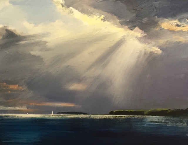 Craig Mooney | Island Sail - People’s Choice #2 | Oil on Canvas | 24" X 30" | Sold