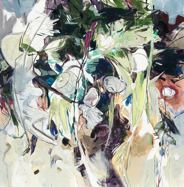 Jeffrey T. Fitzgerald | Rolling Like Thunder III | Acrylic on Canvas | 36" X 36" | $3,300