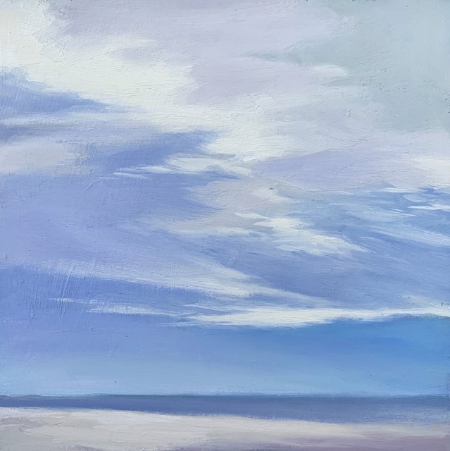 Margaret Gerding | April Sky | Oil on Panel | 8" X 8" | Sold