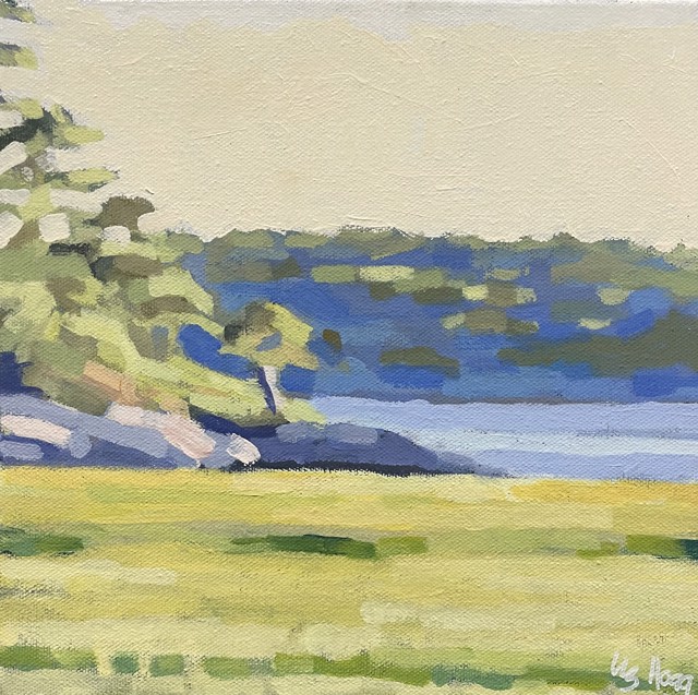 Liz Hoag | Over the Marsh | Acrylic on Canvas | 10" X 10" | Sold