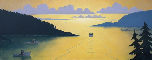 David Witbeck | Into the Light | Oil on Canvas | 24" X 60" | $9,700