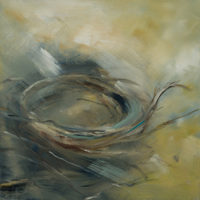Ingunn Milla Joergensen | Nest #1 | Oil on Canvas | 12" X 12" | Sold