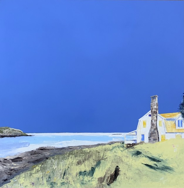 Janis H. Sanders | Island Calm | Oil on Panel | 30" X 30" | Sold